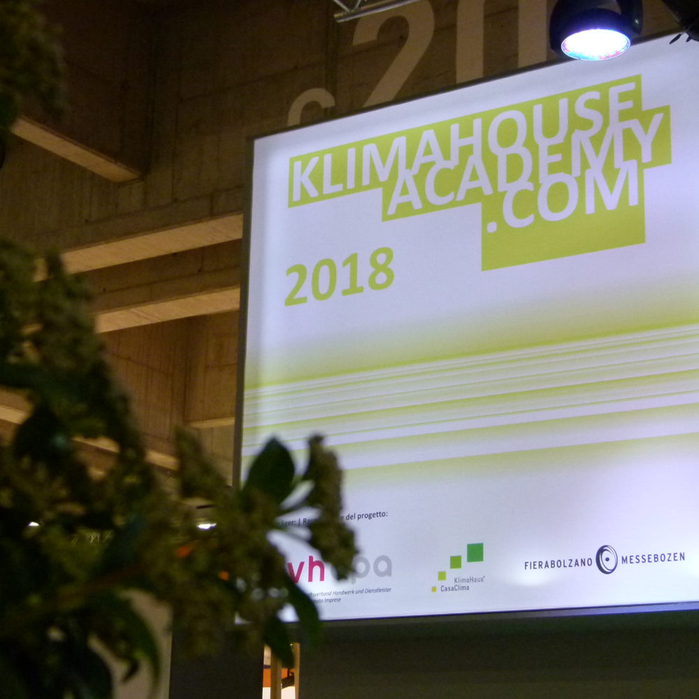 KlimaHouse Academy 2018
